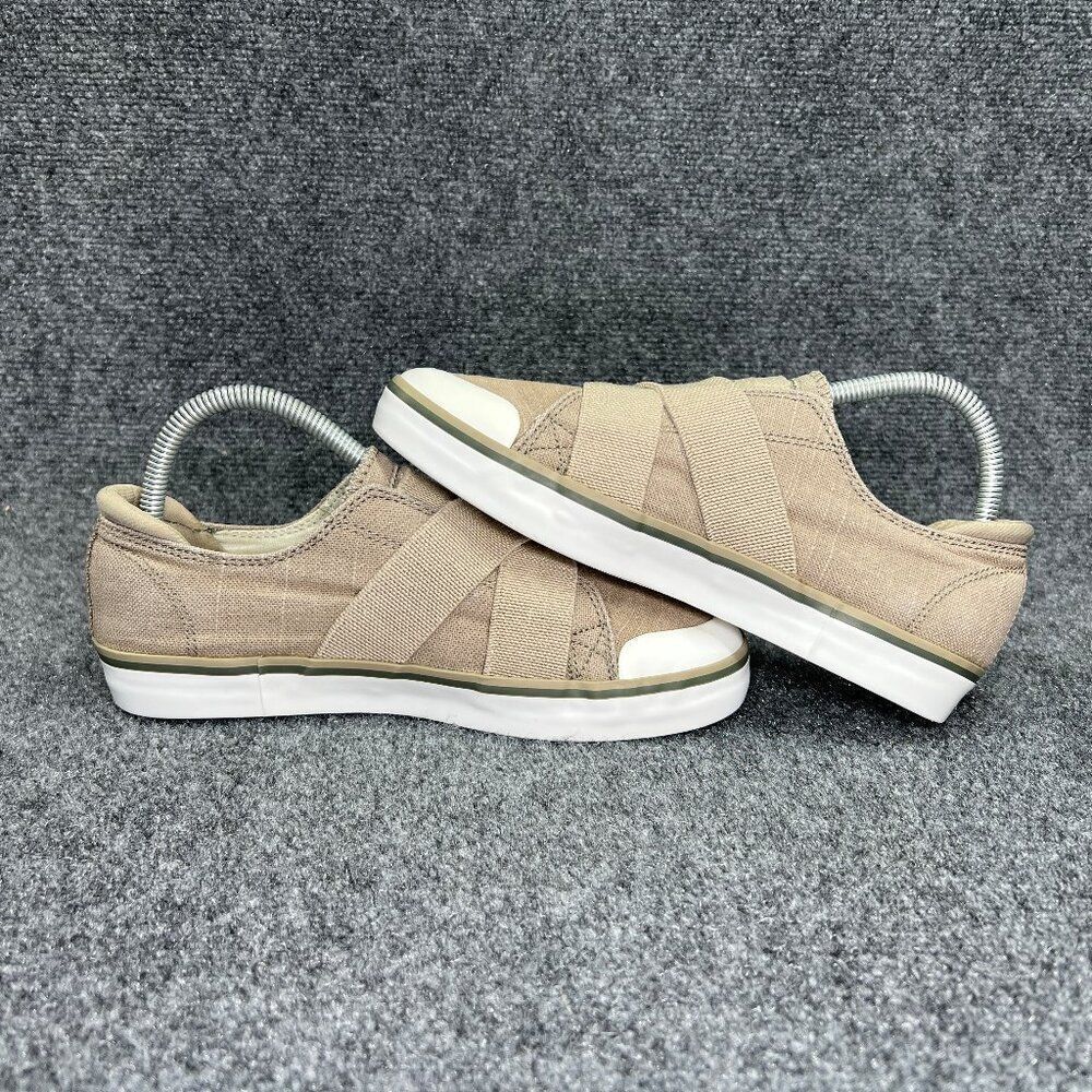 Keen Elsa III Shoes Womens Size 7.5 Tan Canvas Slip On Athletic Outdoor Sneakers - Picture 7 of 11